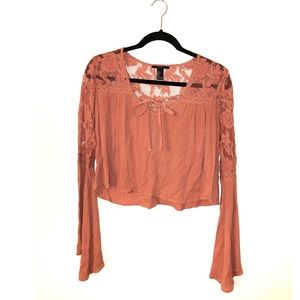 Forever 21 Coral crop top